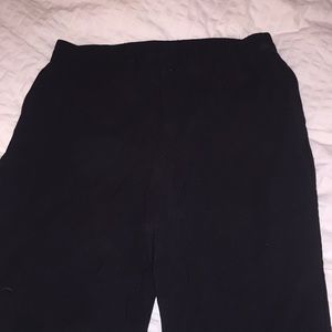 Black slouchy joggers